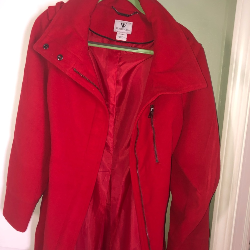 Red Peacoat